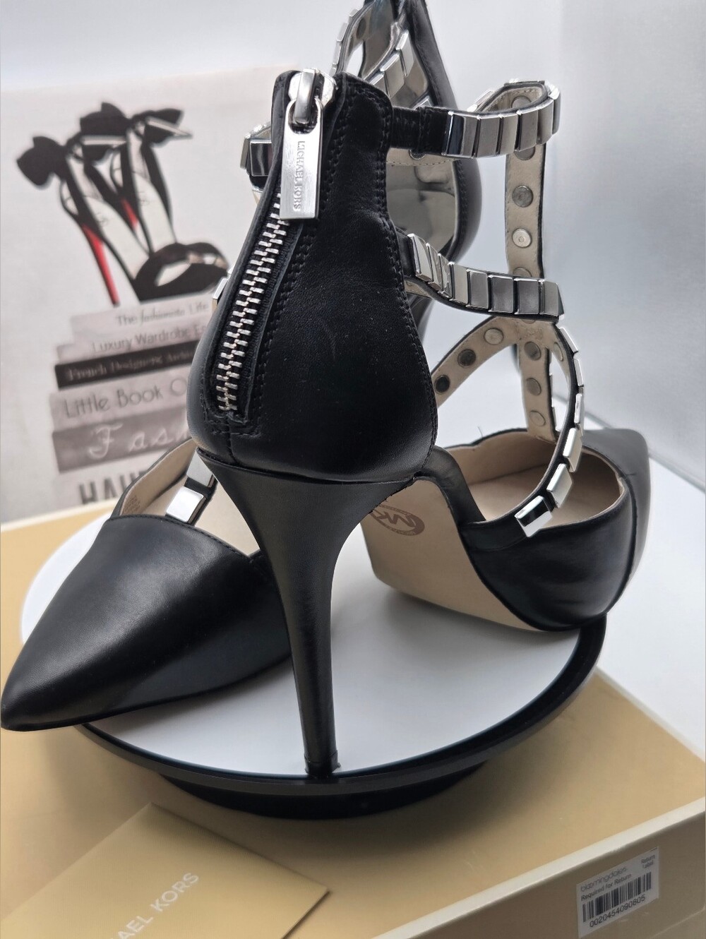MICHAEL Michael Kors Chantalle Studded Pointed Pumps